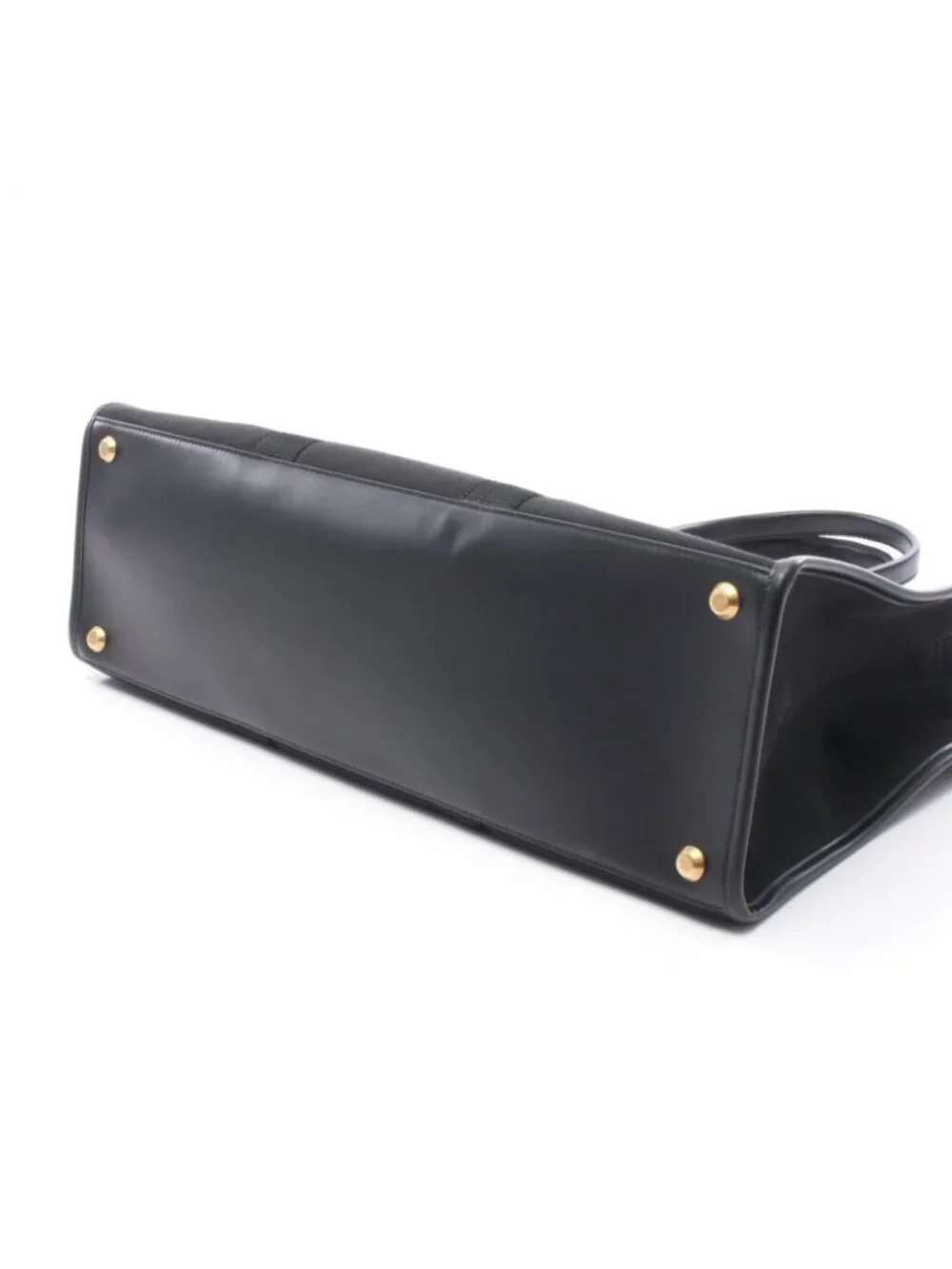 Balenciaga Tote Large 2-Way Black Canvas Leather